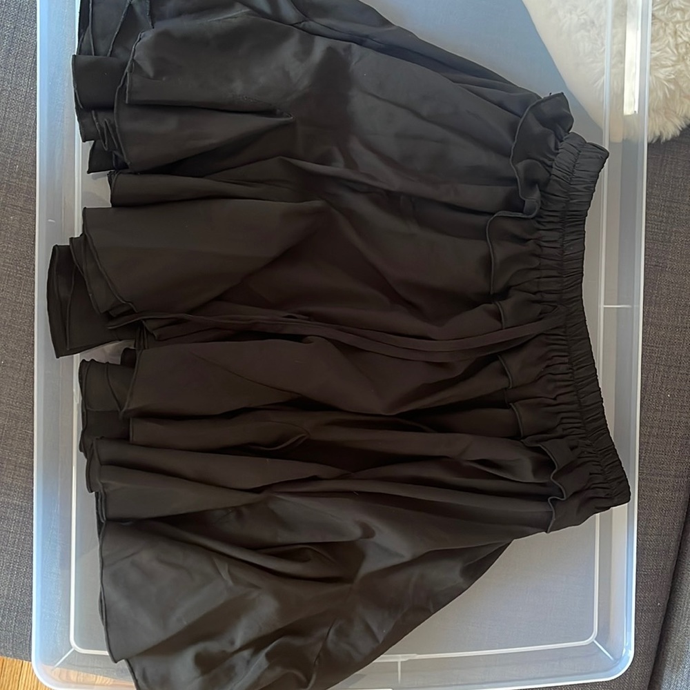 Storets black mini skort